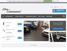 Tablet Screenshot of carcosmetics.com